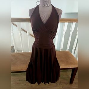 Coco brown Jones New York halter dress